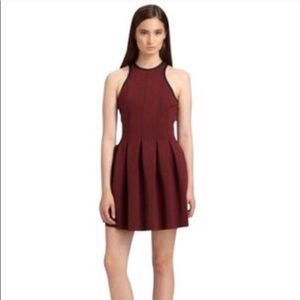 T by Alexander Wang Pleated Neoprene Dress