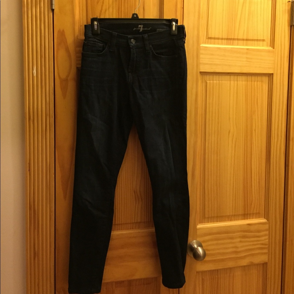 7 seven for all mankind gwenevere dark skinny jean