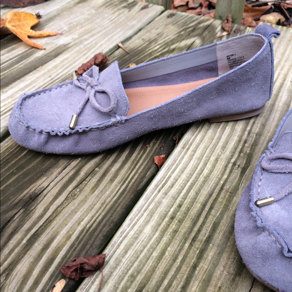 Steve Madden flats suede loafers