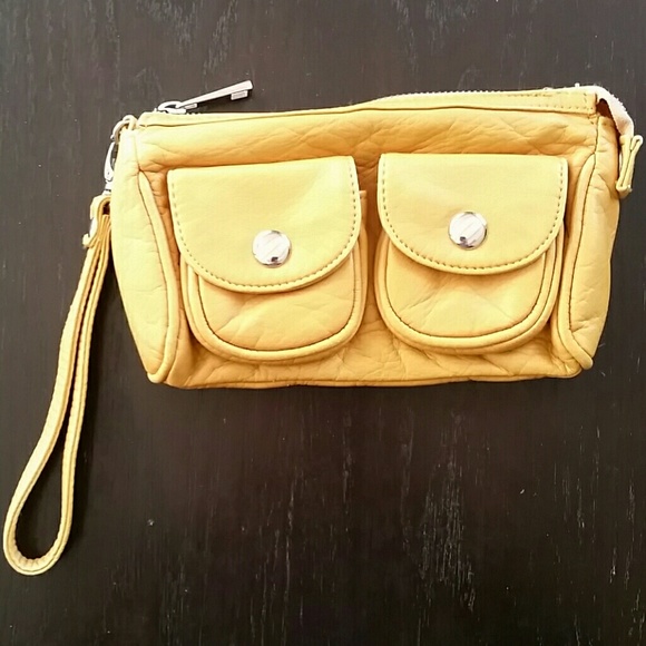 Handbags - Mustard Clutch