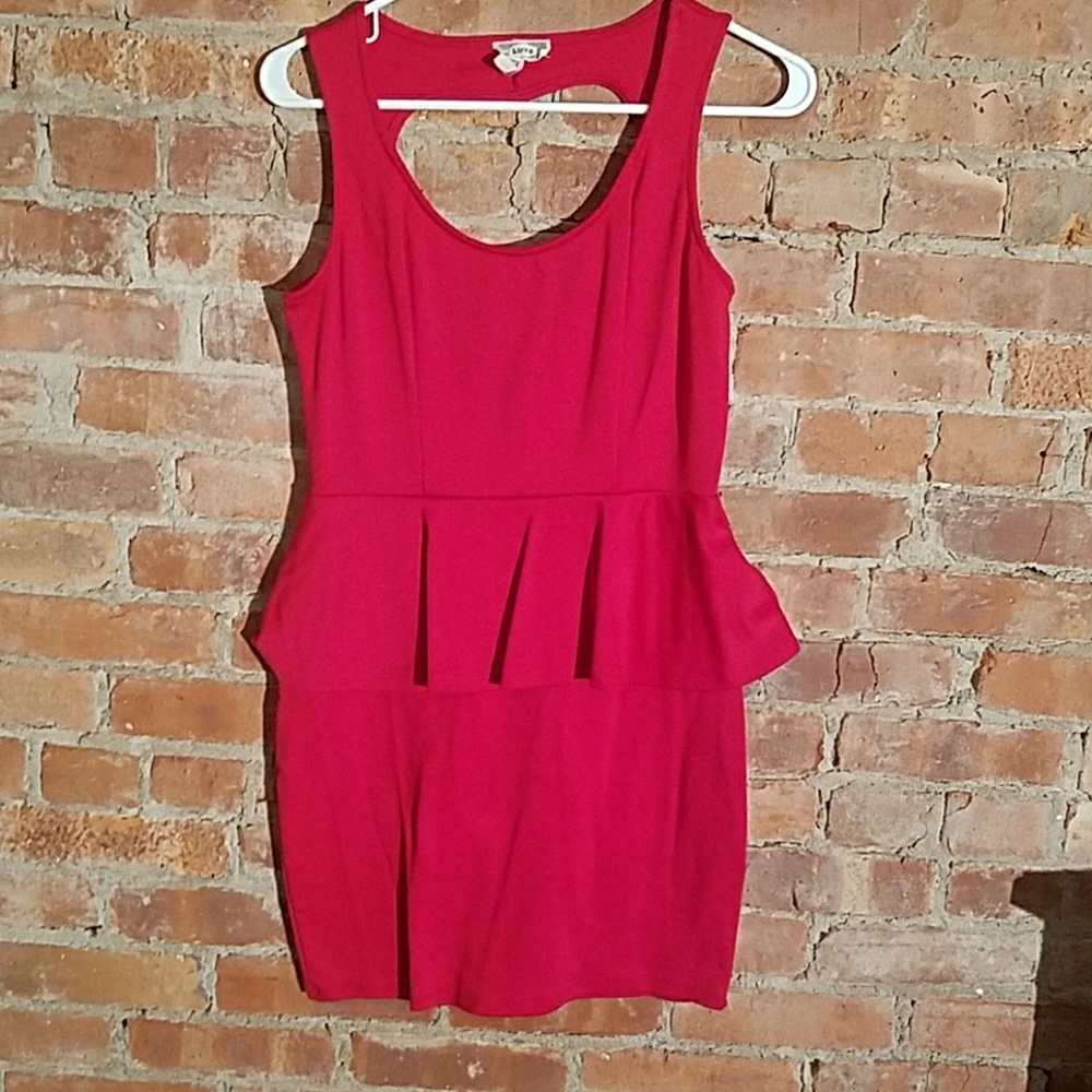 peplum dress