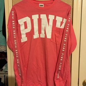 PINK long sleeve tee