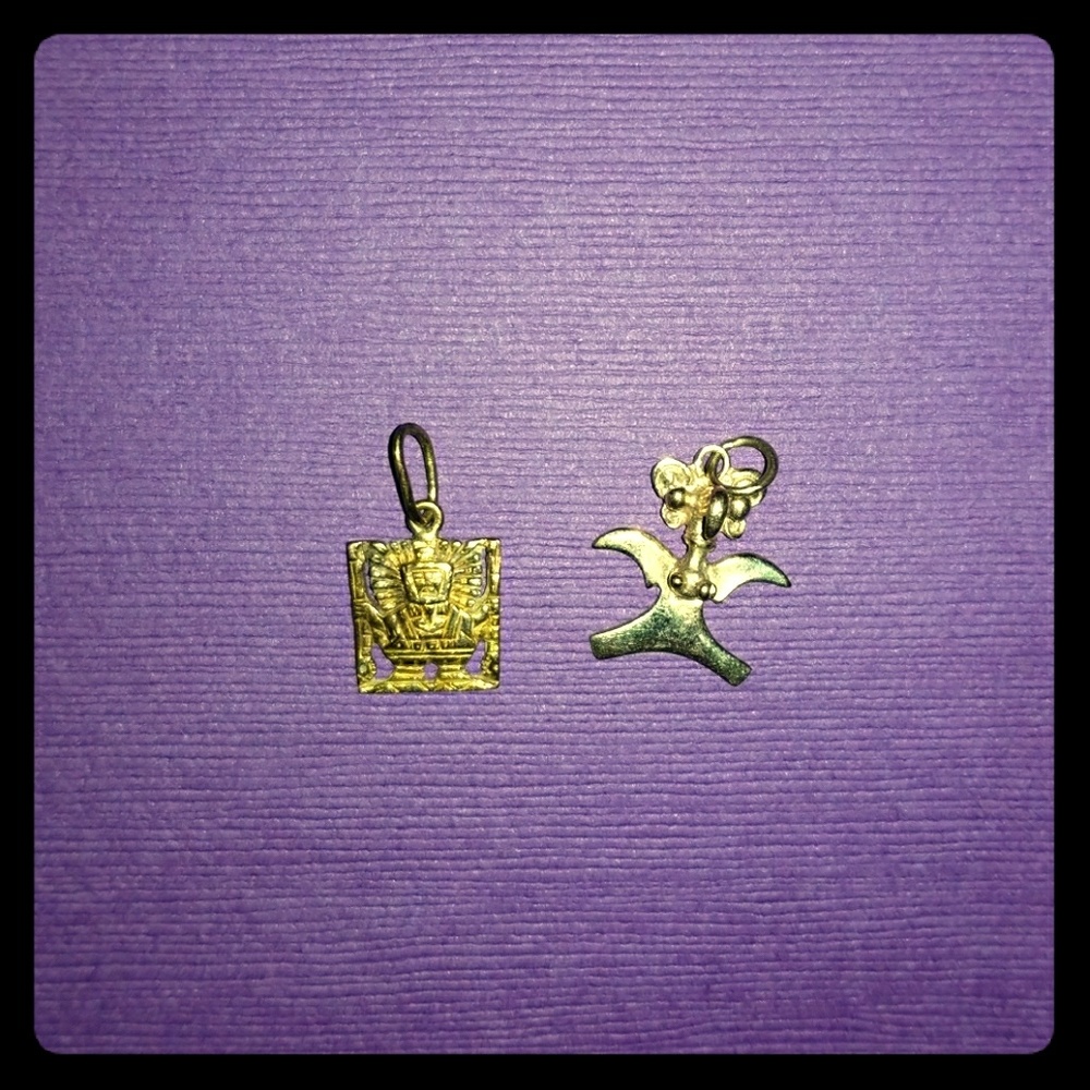 18k gold charms