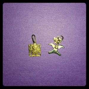 18k gold charms