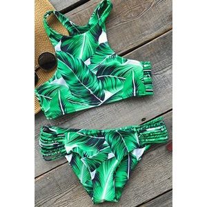 Green Leaves Bikini