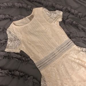 Divided (H&M) stunning off white lace dress