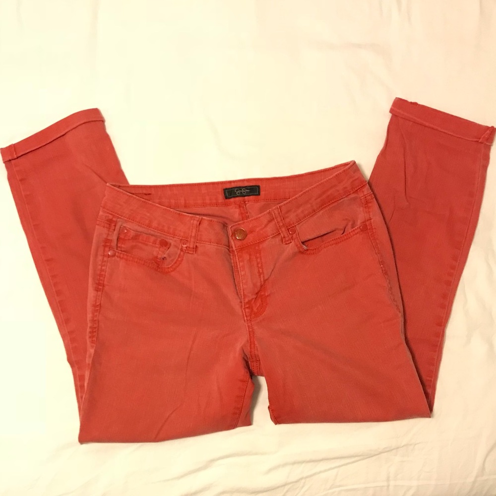 🎁 Jessica Simpson cropped orange pant