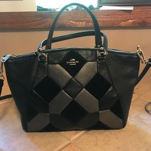 Black Coach patchwork purse
