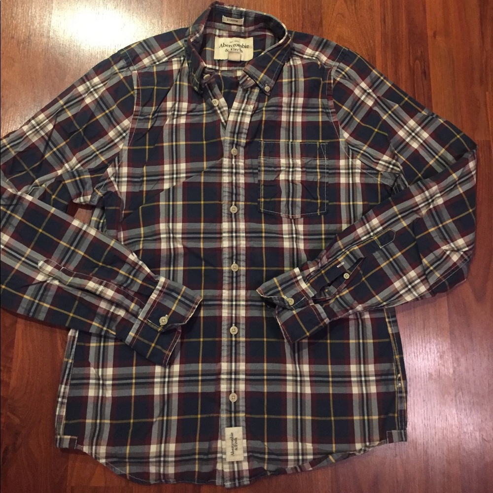 Abercrombie & Fitch Muscle Plaid Shirt