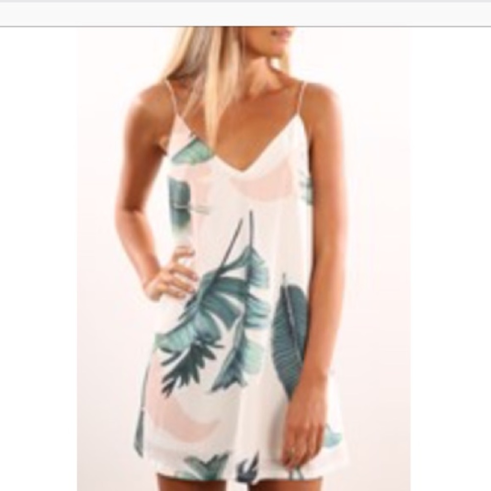 Tropical Palm Dress
