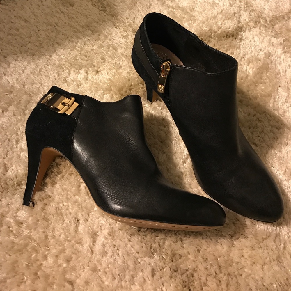 Vince Camuto booties only worn once!!! Brand new!