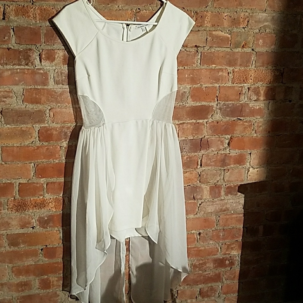 white dress