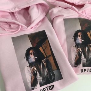 UPTOP brand: Pink Bob Marley Sweatshirt