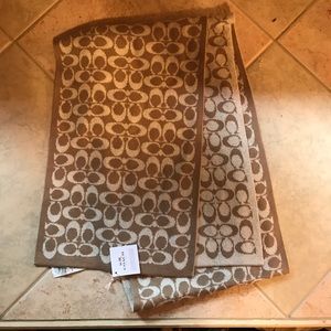 NWT Coach scarf.