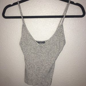 Brandy Melville grey crop top