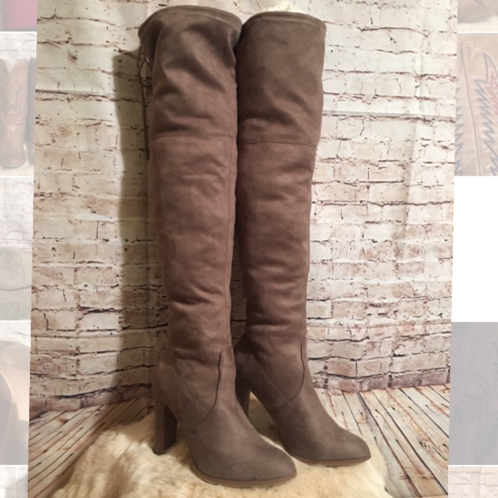 (SOLD on Merc) Sexy thigh high over the knee suede