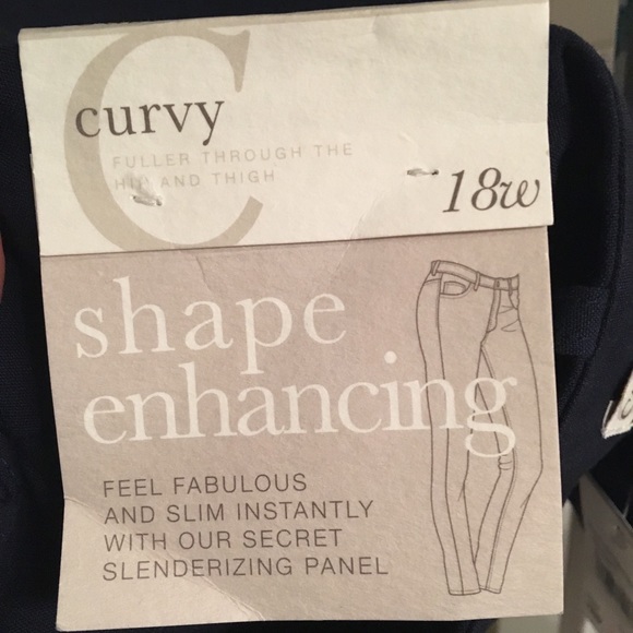 Plus size Navy Dress Slacks - Picture 2 of 2