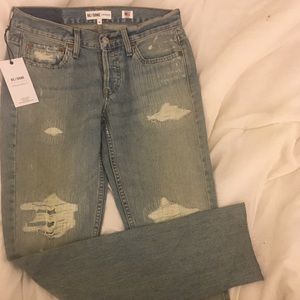 NWT Shop RE/DONE Low Rise Skinny Jeans