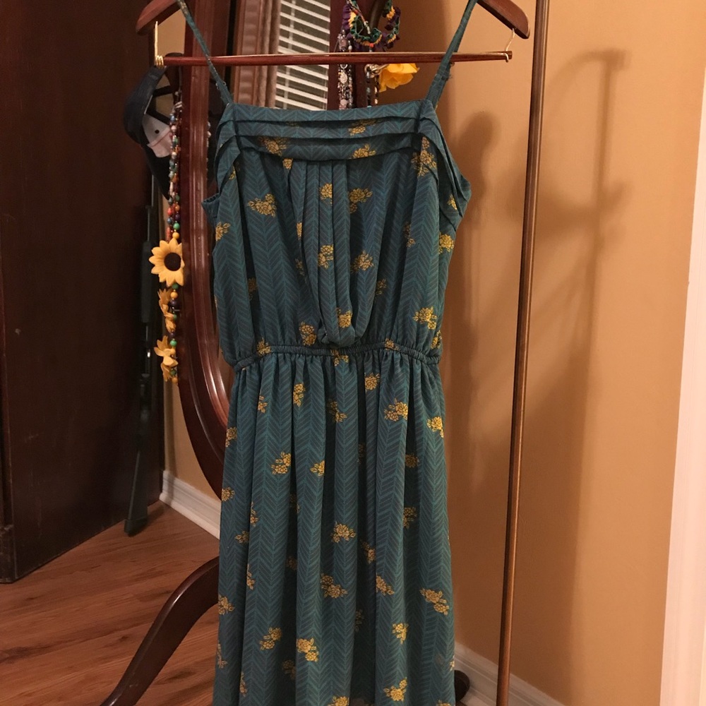 Teal Spring Dress