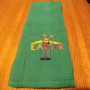 Embroidered kitchen towel