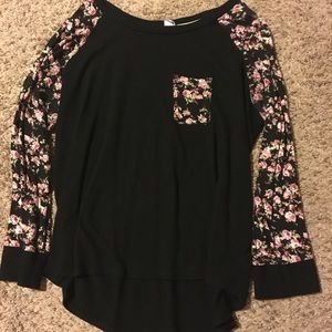 Floral Sleeve Shirt