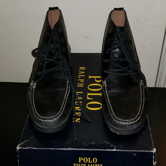 POLO Ralph Lauren black boots main image 4