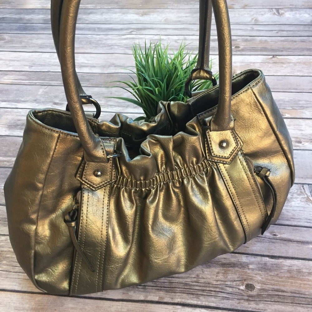 Style & Co gold purse, metallic shoulder bag