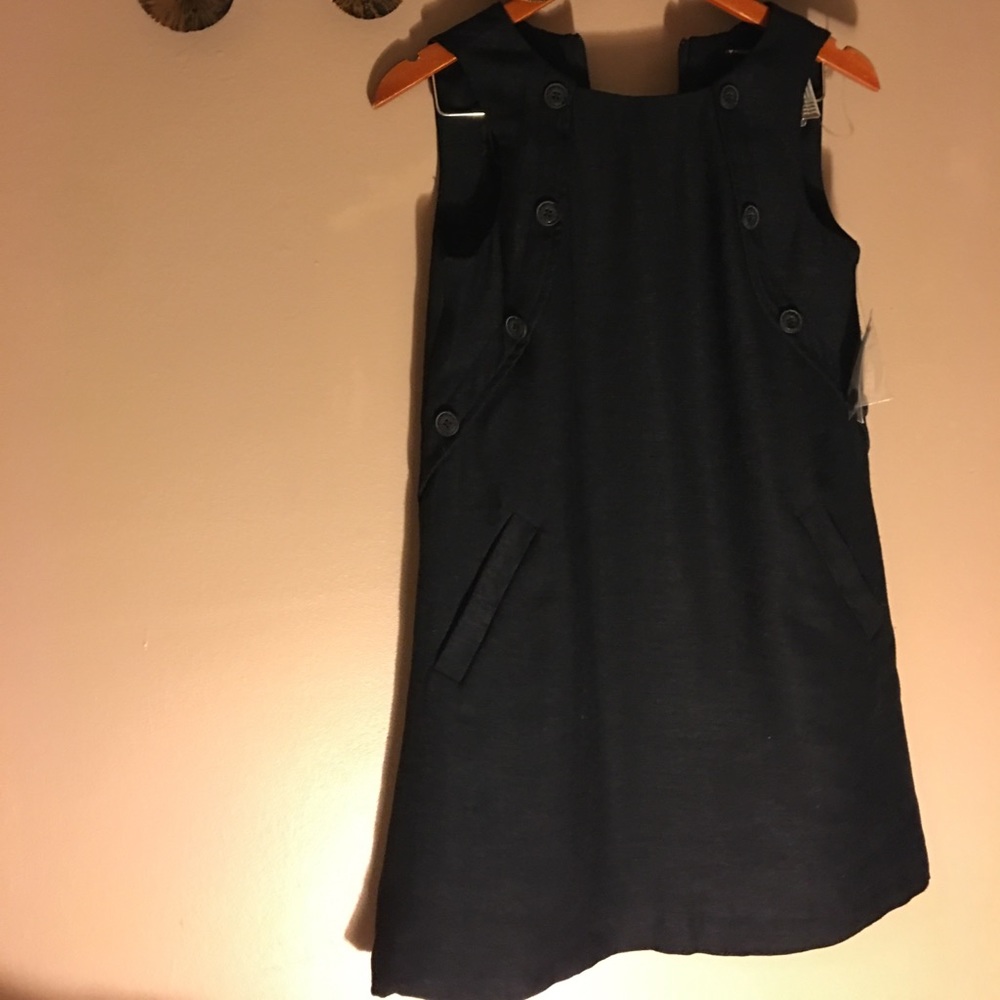 Button detail dress