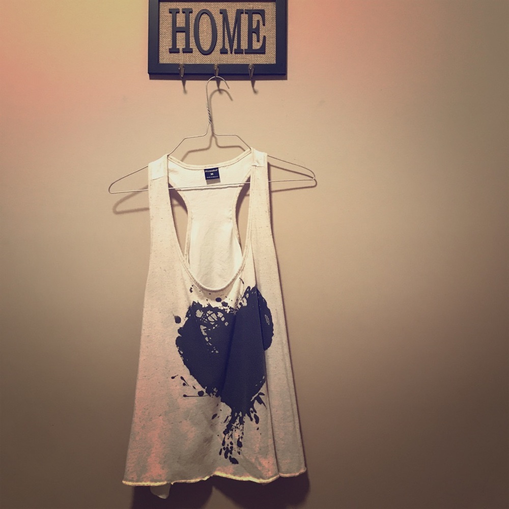 Heart tank top