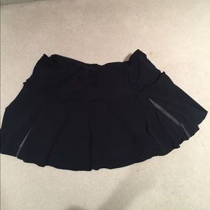 Black Lululemon Tennis Skirt