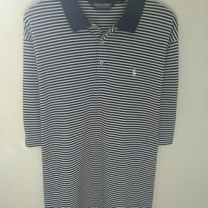 Ralph Lauren Mens Size XL PinStripe Polo Shirt