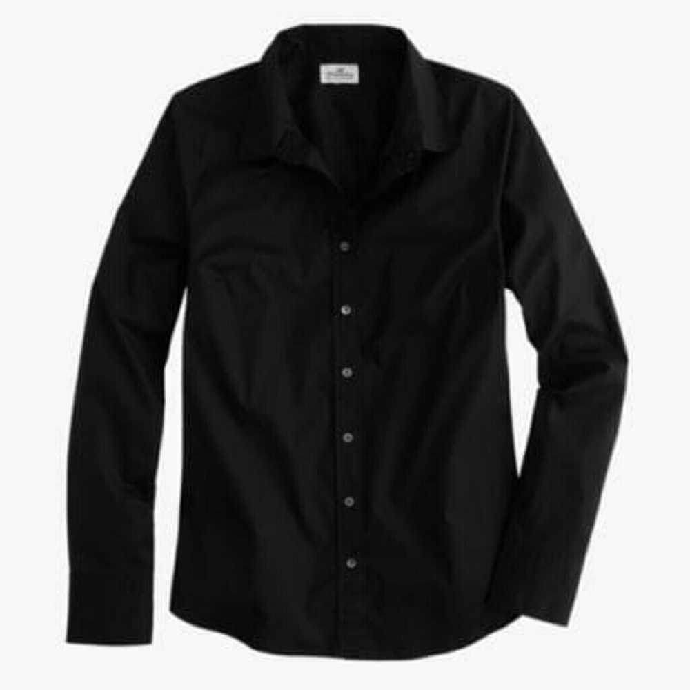 New With Tags J. Crew Perfect Shirt in Black