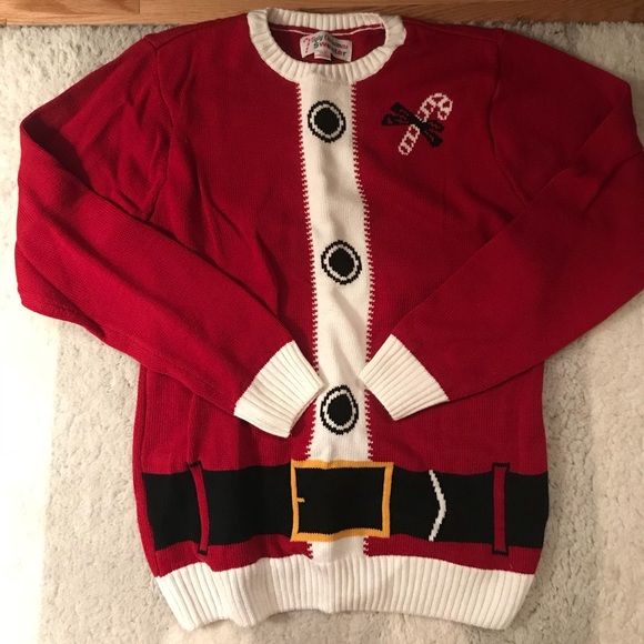 santa cardigan