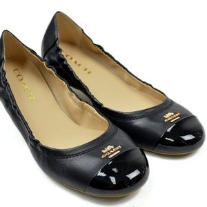 New!  Coach Camilla Patent Ballet Flats