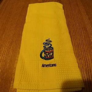 Embroidered kitchen towel