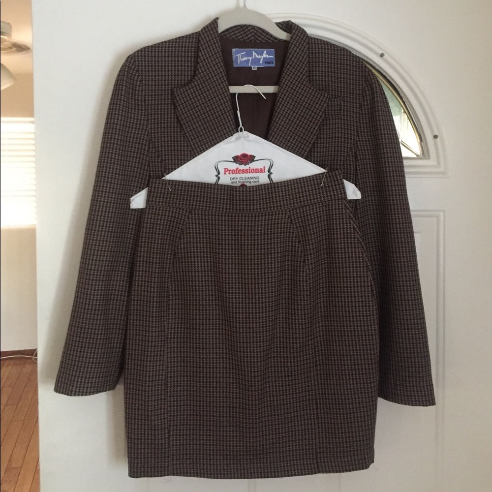 Thierry Mugler jacket and skirt