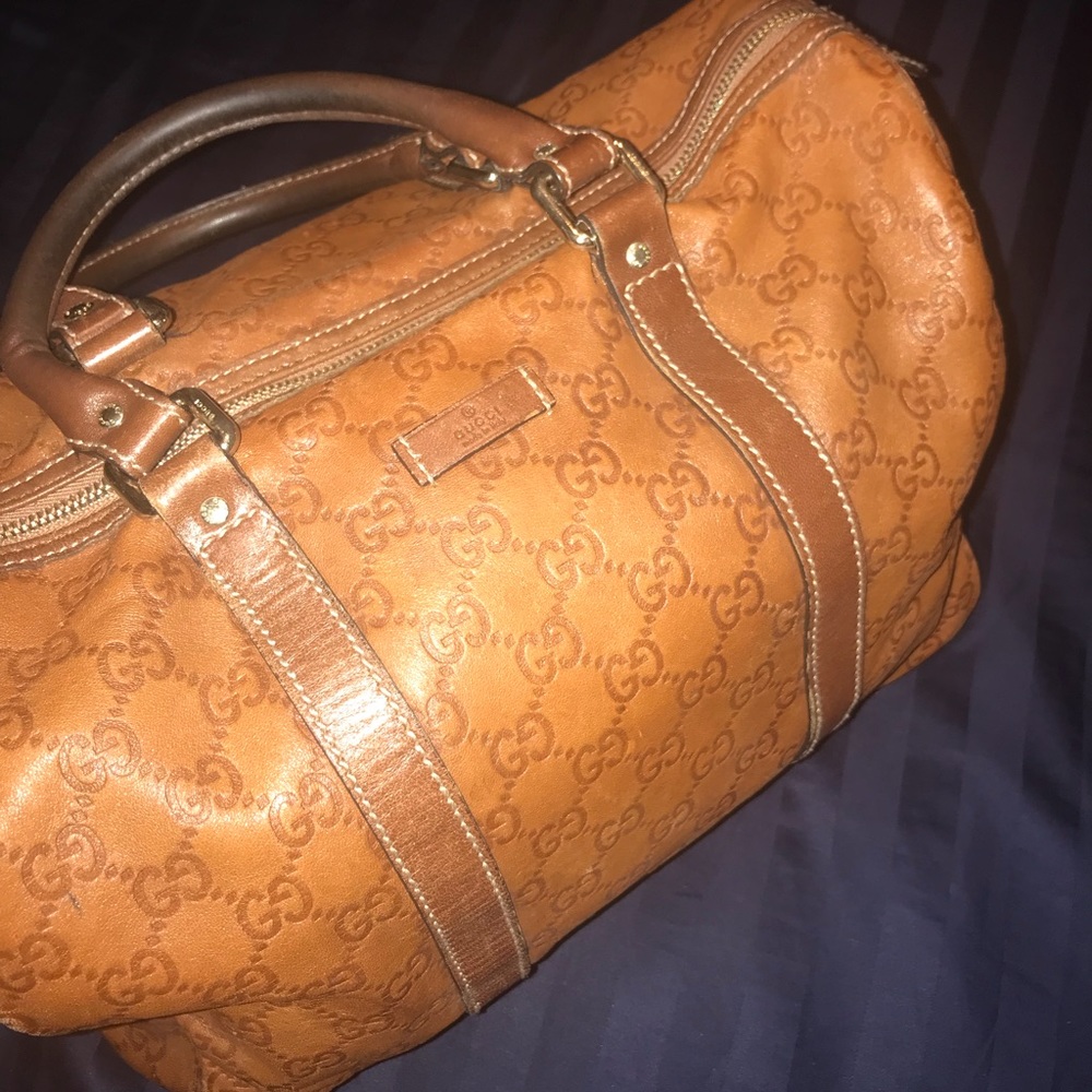 Cognac Soft Leather Gucci