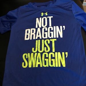 Boys size 4 Under Armour t shirt