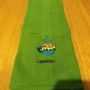 Embroidered kitchen towel