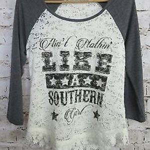 3/4 sleeve lace shirt