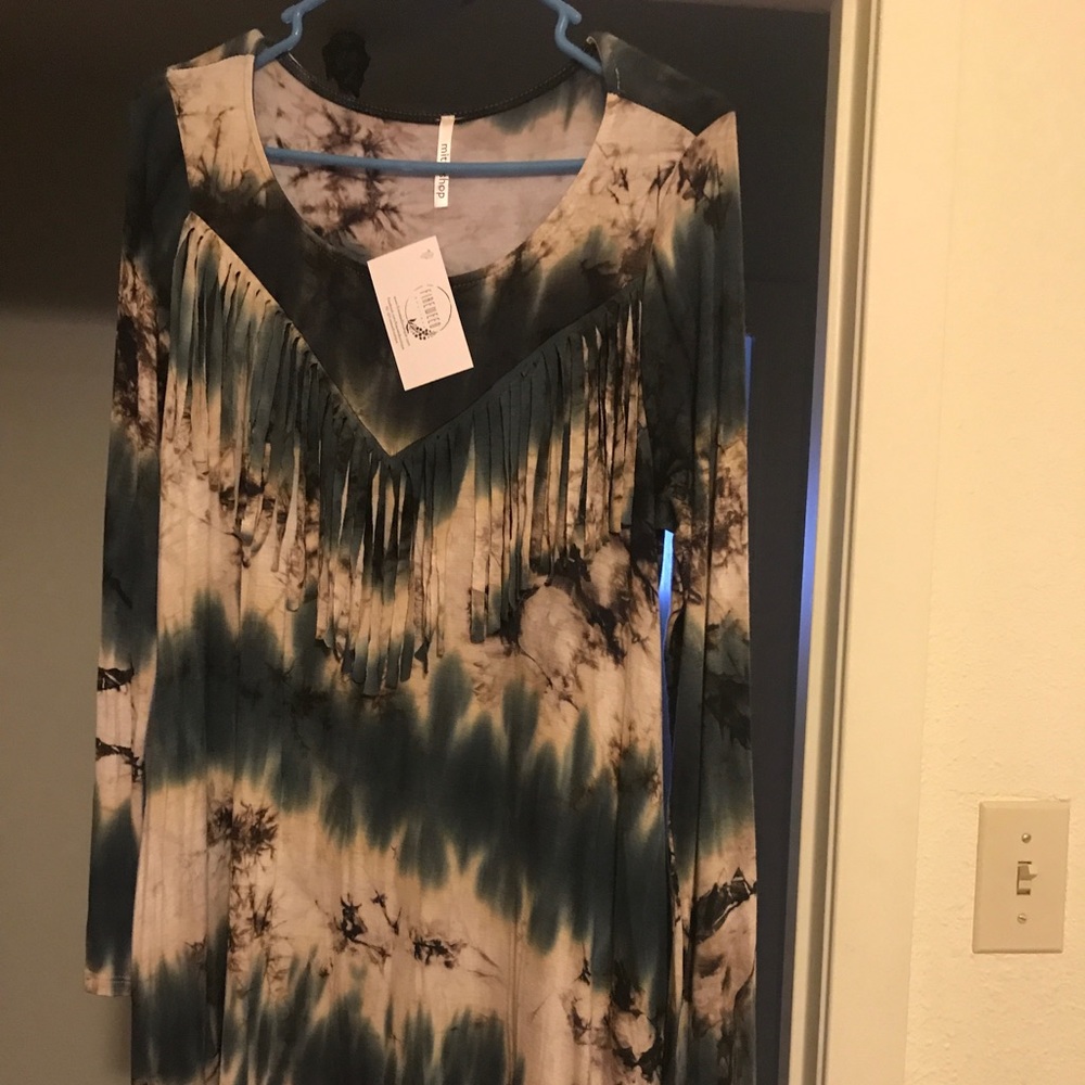 Beautiful cowgirl dress size med with pockets