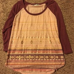 Pink Aztec Maurice’s Shirt