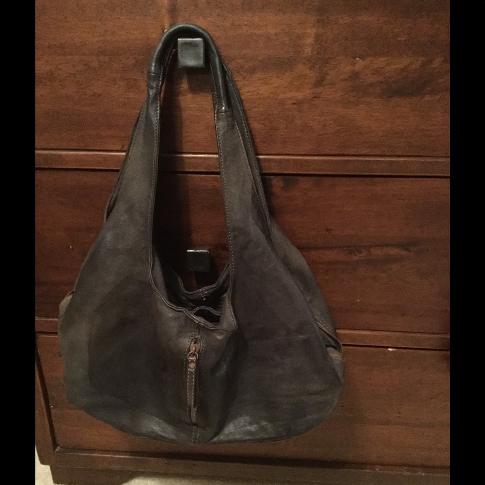 Soft leather distressed free people bag