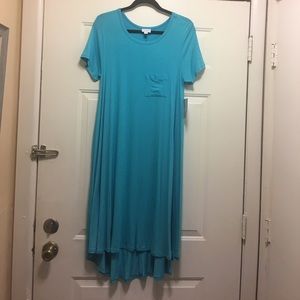 LuLaRoe blue Carly bnwt