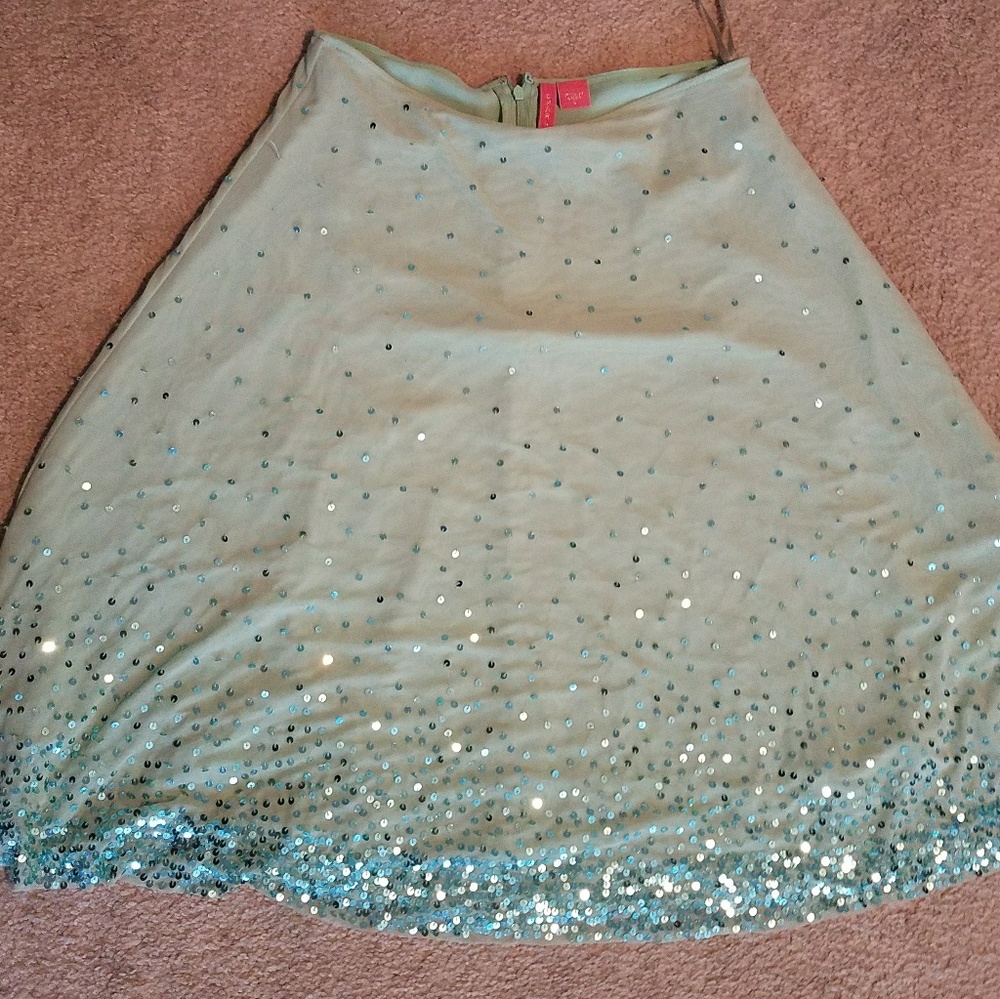 Sequins A line skirt