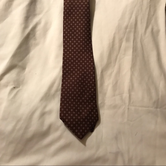 All silk vintage Corniche handmade tie - Picture 2 of 4