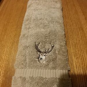Embroidered Bathroom Hand Towel