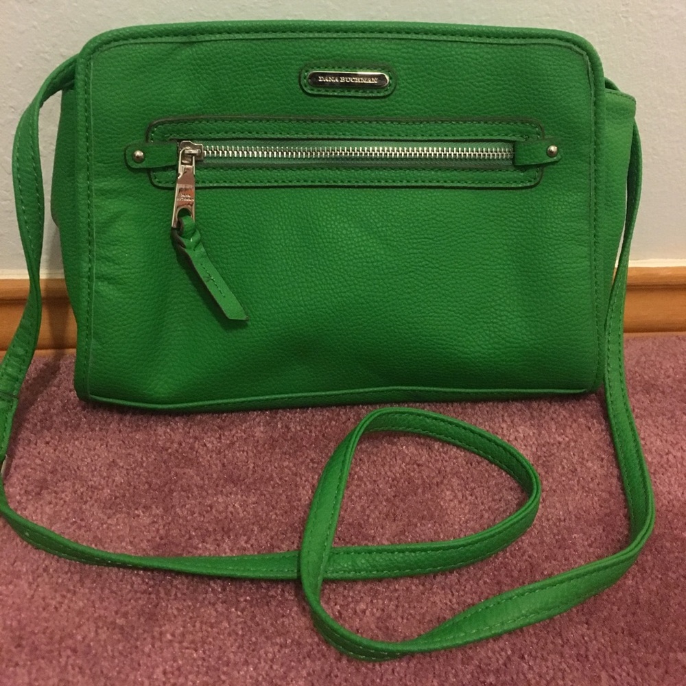 Green crossbody bag