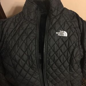 Girls NorthFace reversible jacket