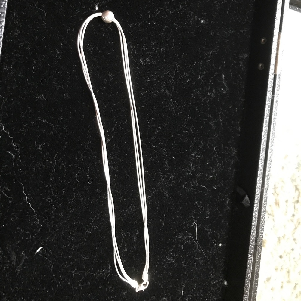 Silpada 3 strand Sterling silver necklace